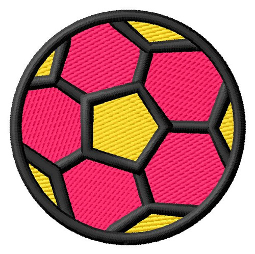 Soccer ball Machine Embroidery Design