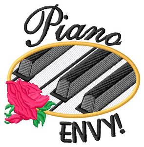 Picture of Piano Envy Machine Embroidery Design
