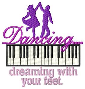 Picture of Dancing Machine Embroidery Design