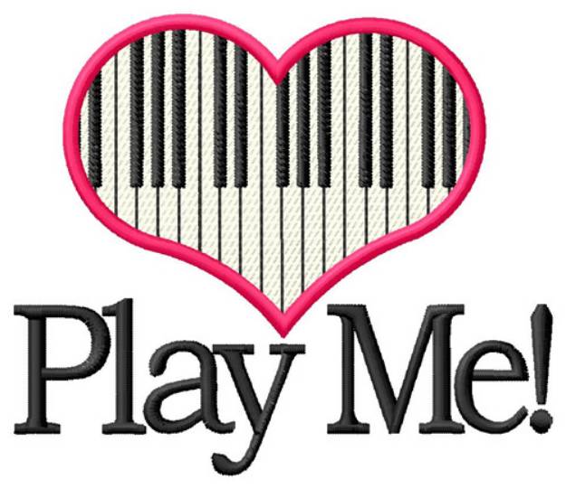 Picture of Play Me Machine Embroidery Design