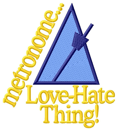 Love - Hate Machine Embroidery Design
