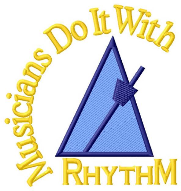 Picture of With Rhythm Machine Embroidery Design