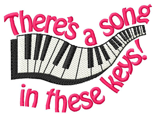 A Song Machine Embroidery Design
