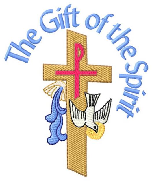 Picture of The Gift Of The Spirit Machine Embroidery Design
