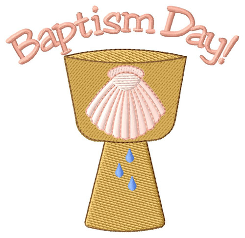 Baptism Day Machine Embroidery Design