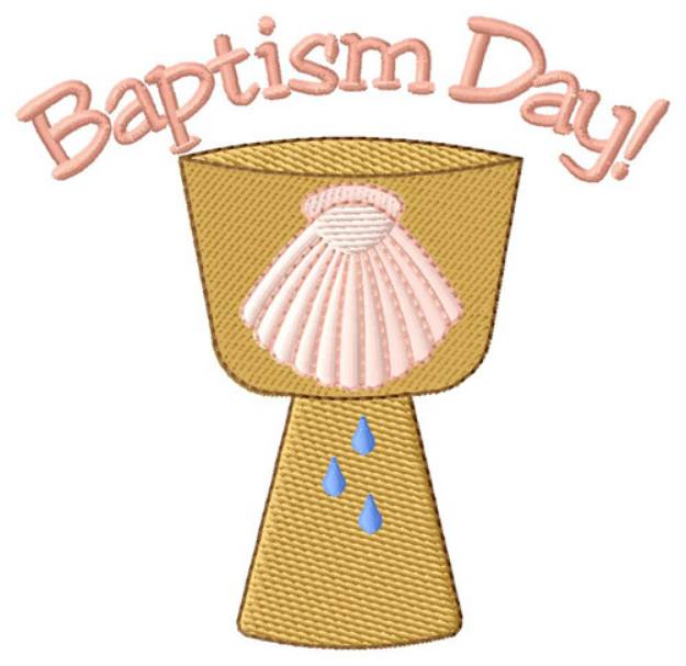 Picture of Baptism Day Machine Embroidery Design
