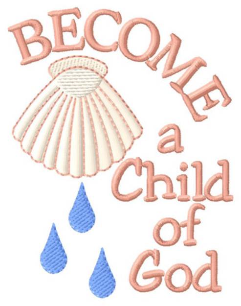 Picture of Child Of God Shell Machine Embroidery Design