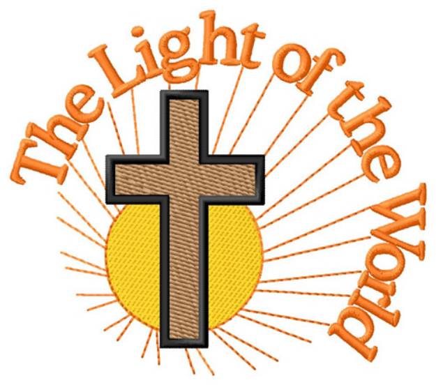 Picture of Light Of The World Cross Machine Embroidery Design