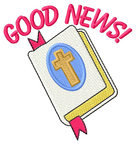 Good News Bible Machine Embroidery Design
