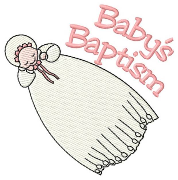 Picture of Babys Baptism Machine Embroidery Design