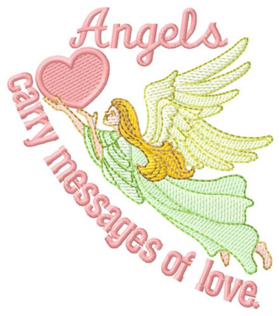 Picture of Angels Messages Machine Embroidery Design