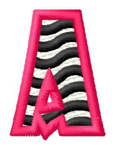 Picture of Zebra A Machine Embroidery Design