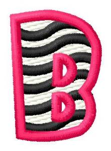 Picture of Zebra B Machine Embroidery Design