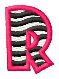 Picture of Zebra R Machine Embroidery Design