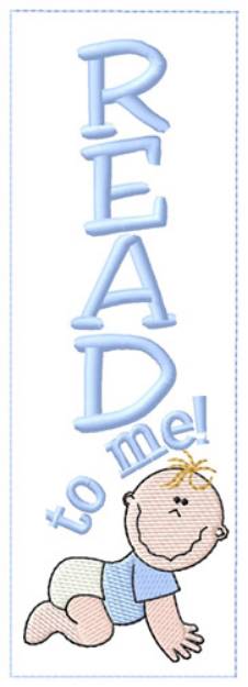 Picture of Baby Boy Bookmark Machine Embroidery Design