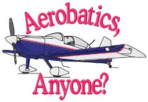 Picture of Aerobatics Machine Embroidery Design