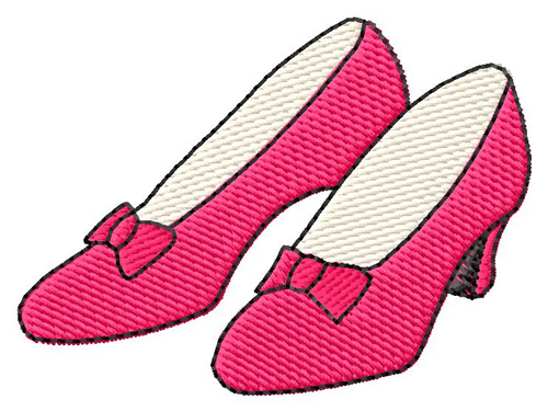 Pair of Shoes Machine Embroidery Design