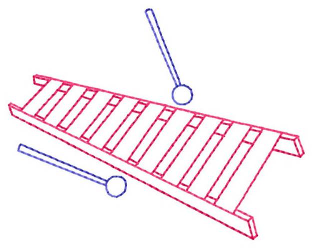Picture of Xylophone Machine Embroidery Design