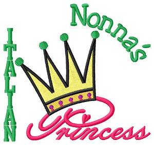 Picture of Nonnas Princess Machine Embroidery Design