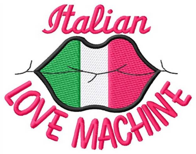 Picture of Love Machine Machine Embroidery Design