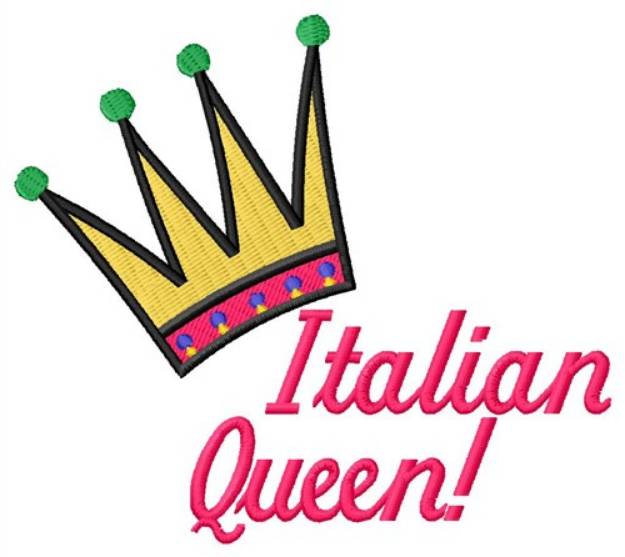 Picture of Italian Queen Machine Embroidery Design