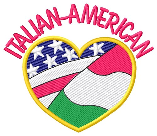 Italian American Machine Embroidery Design