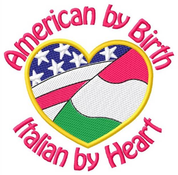 Picture of Italian By Heart Machine Embroidery Design