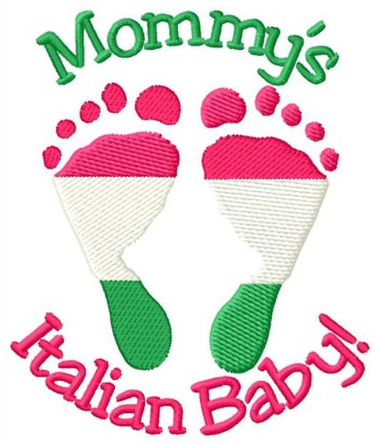 Picture of Mommys Italian Baby Machine Embroidery Design