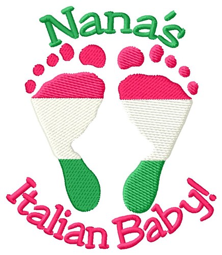 Nanas Italian Baby Machine Embroidery Design