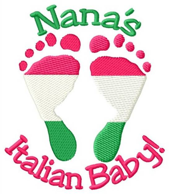 Picture of Nanas Italian Baby Machine Embroidery Design