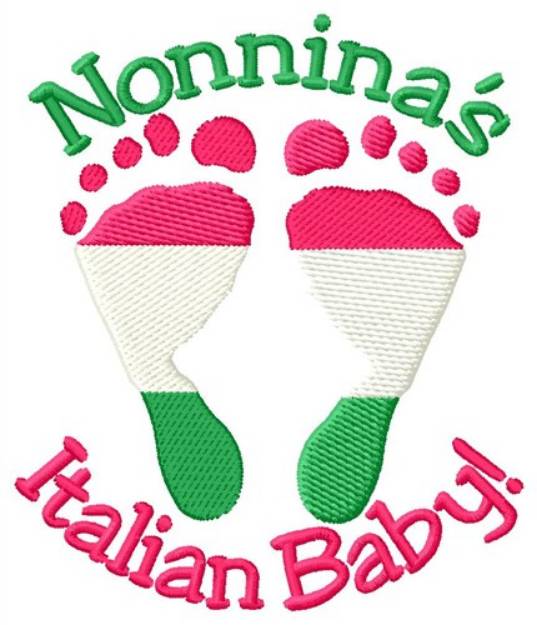 Picture of Nonninas Italian Baby Machine Embroidery Design