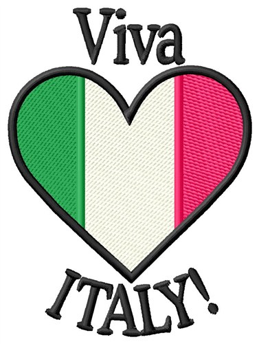 Viva Italy Machine Embroidery Design