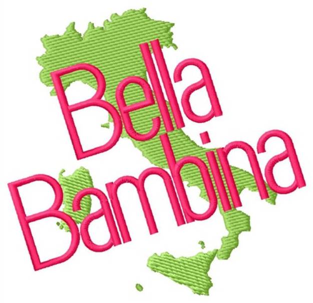 Picture of Bella Bambina Machine Embroidery Design