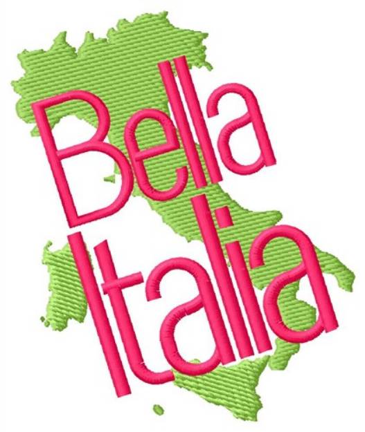 Picture of Bella Italia Machine Embroidery Design