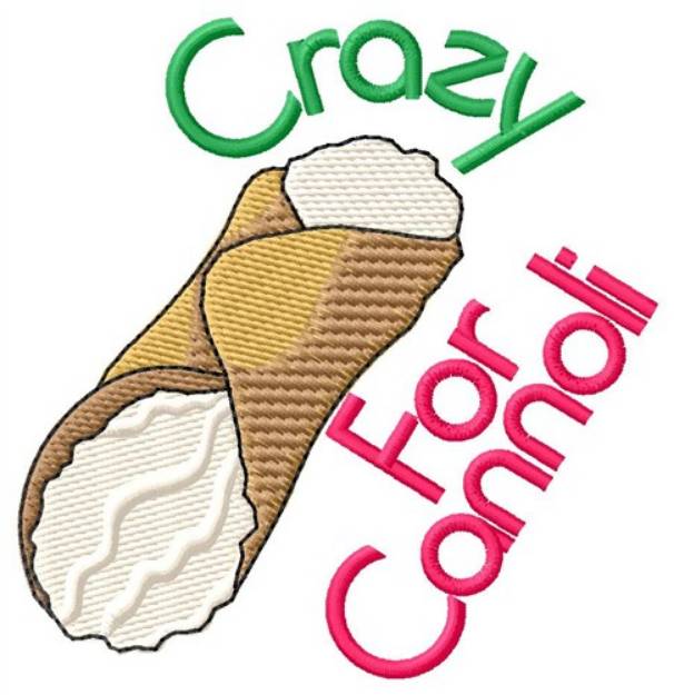 Picture of Crazy For Cannoli Machine Embroidery Design