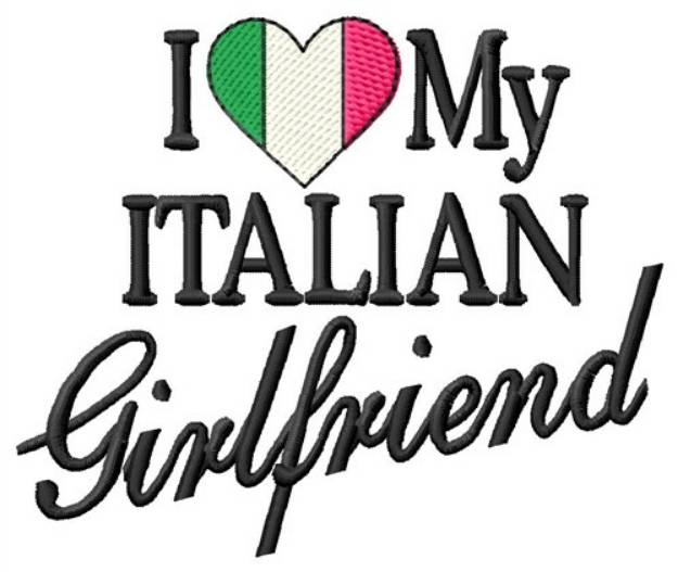 Picture of Italian Girlfriend Machine Embroidery Design