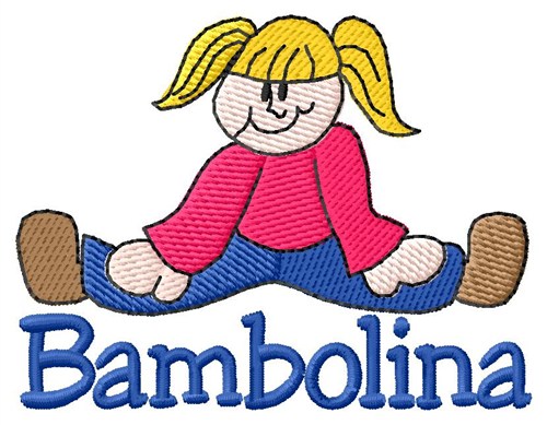 Bambolina Machine Embroidery Design