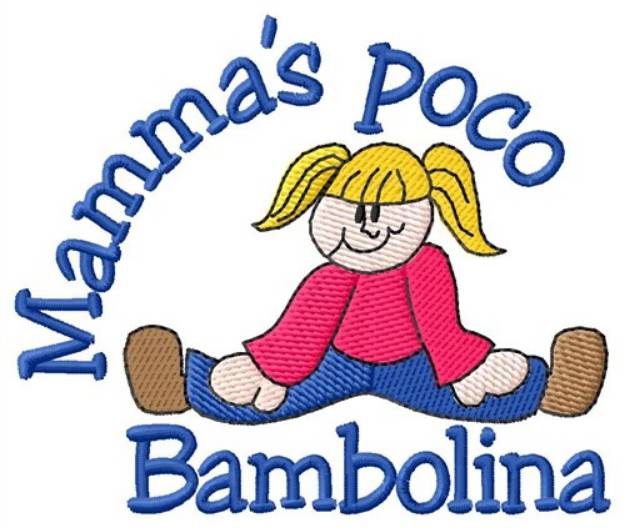 Picture of Mammas Bambolina Machine Embroidery Design