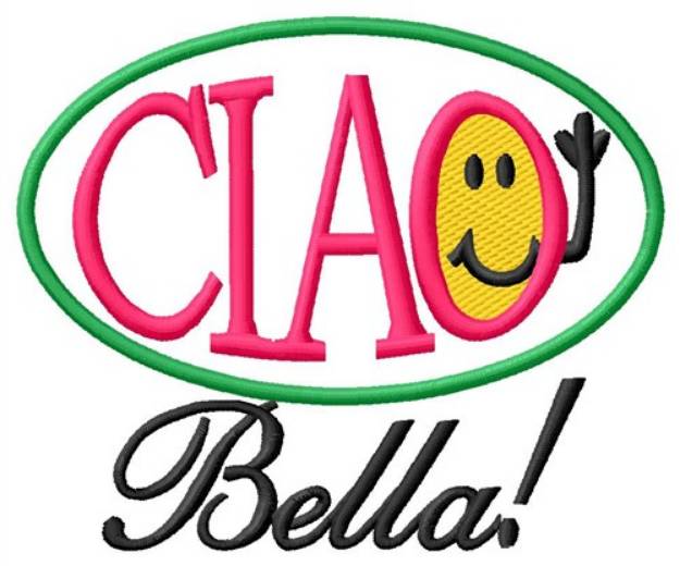 Picture of Ciao Bella Machine Embroidery Design
