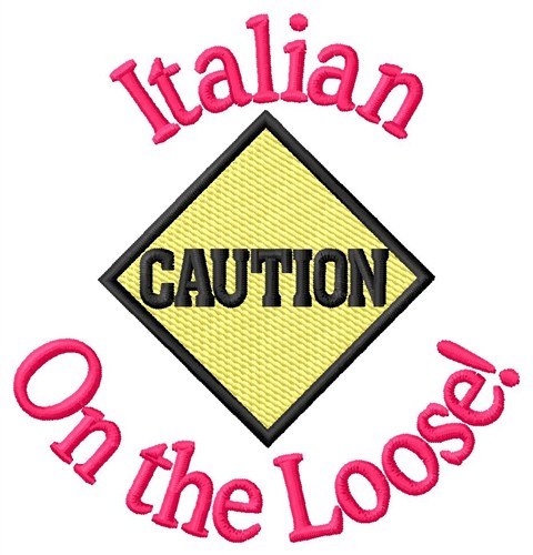 Loose Italian Machine Embroidery Design