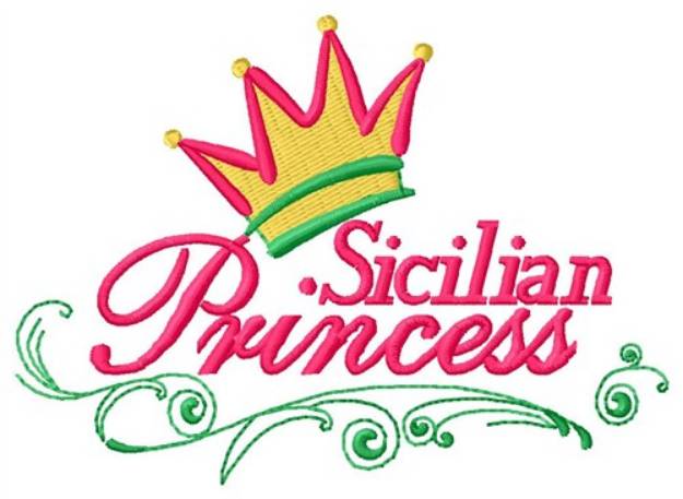 Picture of Sicilian Princess Machine Embroidery Design