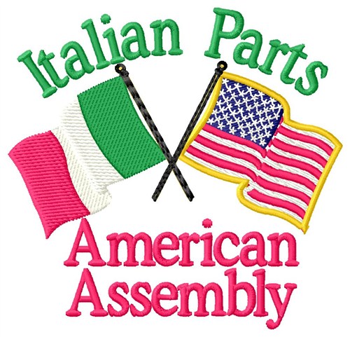 American Assembly Machine Embroidery Design