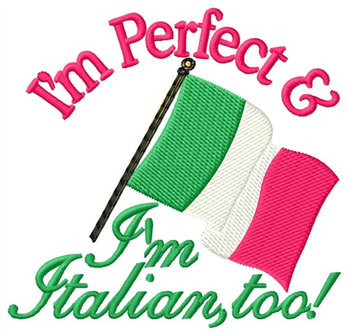 Perfect Italian Machine Embroidery Design