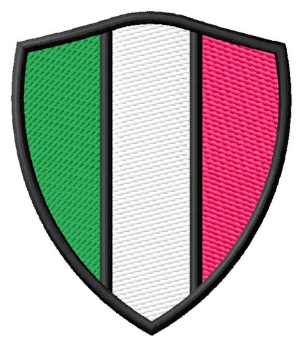 Italian Shield Machine Embroidery Design