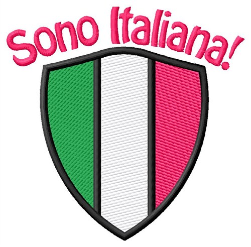 Sono Italiana Shield Machine Embroidery Design
