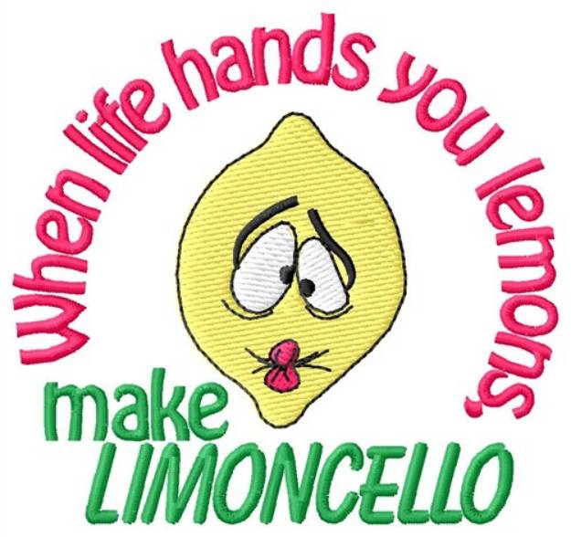 Picture of Limoncello Lemon Machine Embroidery Design