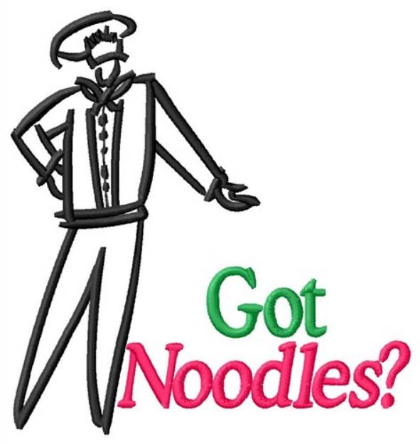 Picture of Got Noodles Machine Embroidery Design