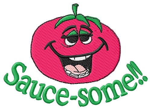 Sauce-some Tomato Machine Embroidery Design