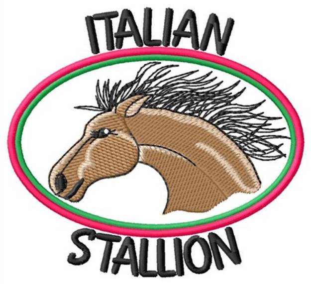 Picture of Italian Stallion Machine Embroidery Design