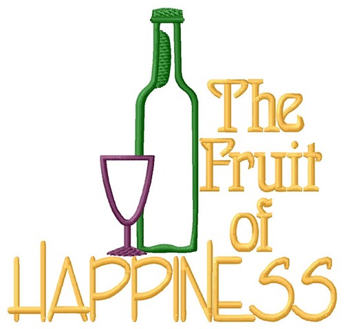 Fruit Of Happiness Machine Embroidery Design